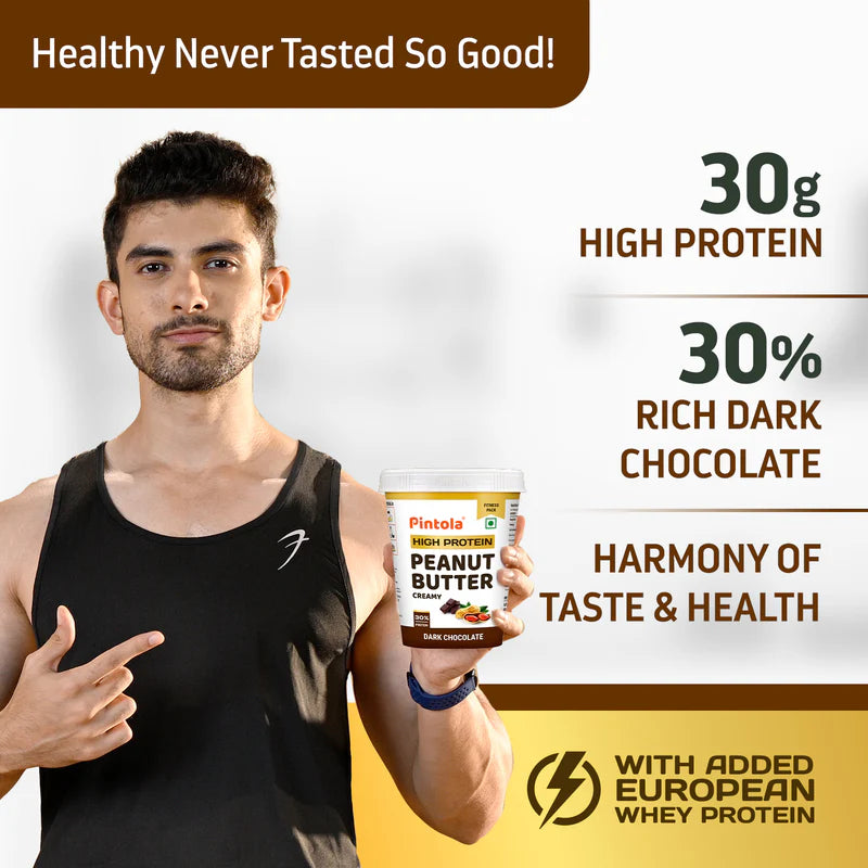 Pintola High Protein Peanut Butter Dark Chocolate