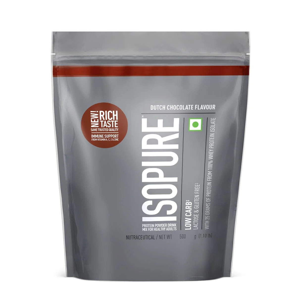 ON Isopure Whey Protein Isolate Powder with Vitamins for Immune Support