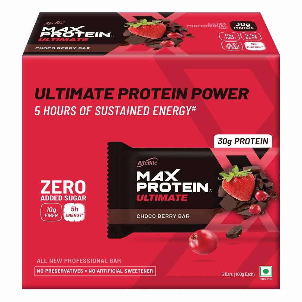 RiteBite Max Protein Ultimate 30 g Protein Bar (Pack of 6)