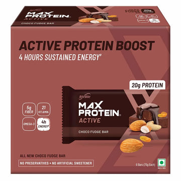 RiteBite Max Protein Active 20 g Protein Bar (Pack of 6)