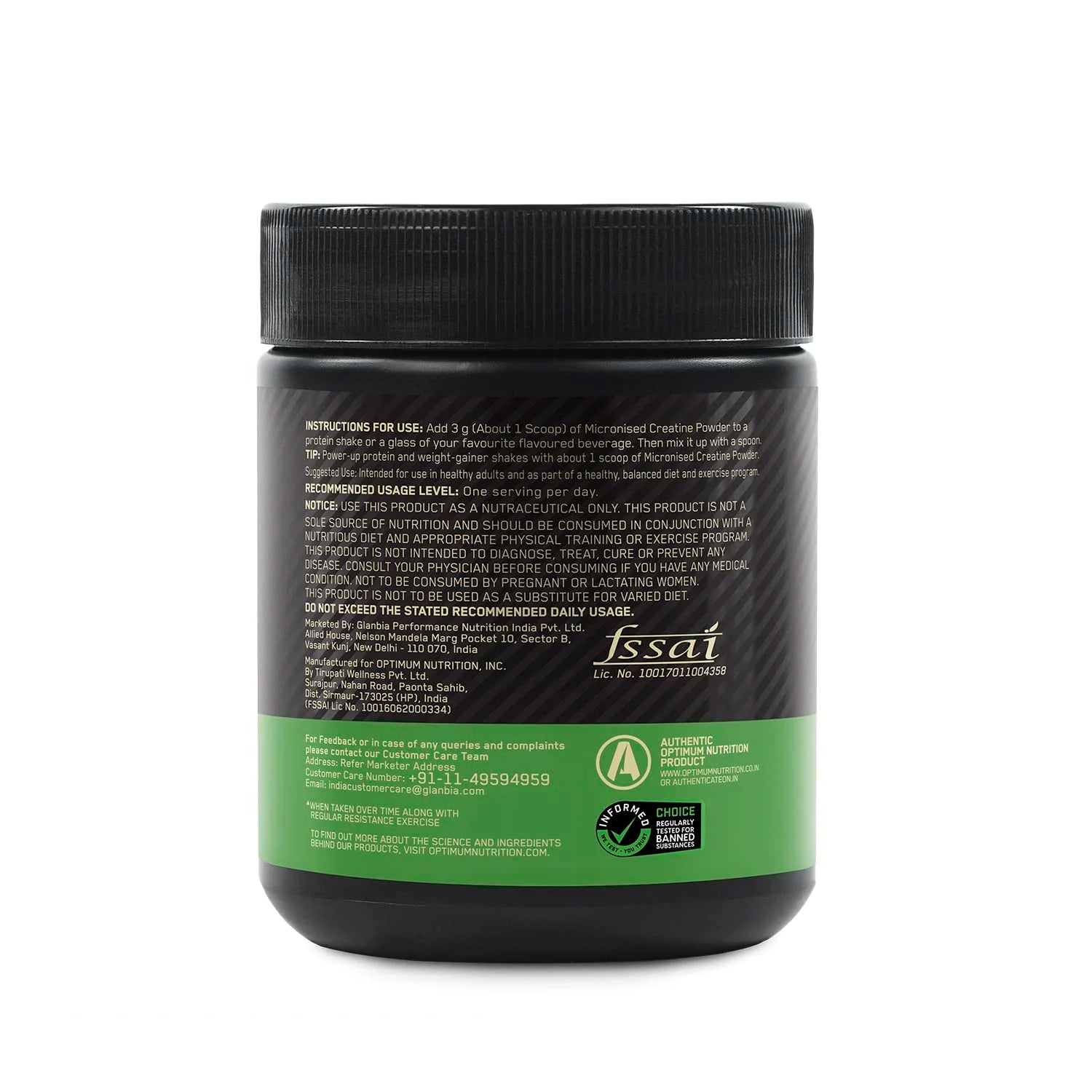 ON Micronised Creatine Powder