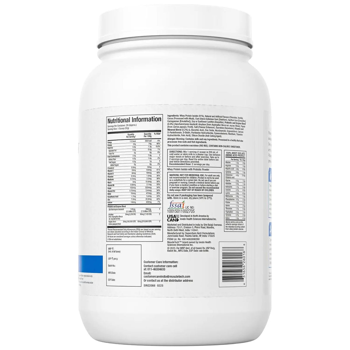 Muscletech Platinum Whey Isolate