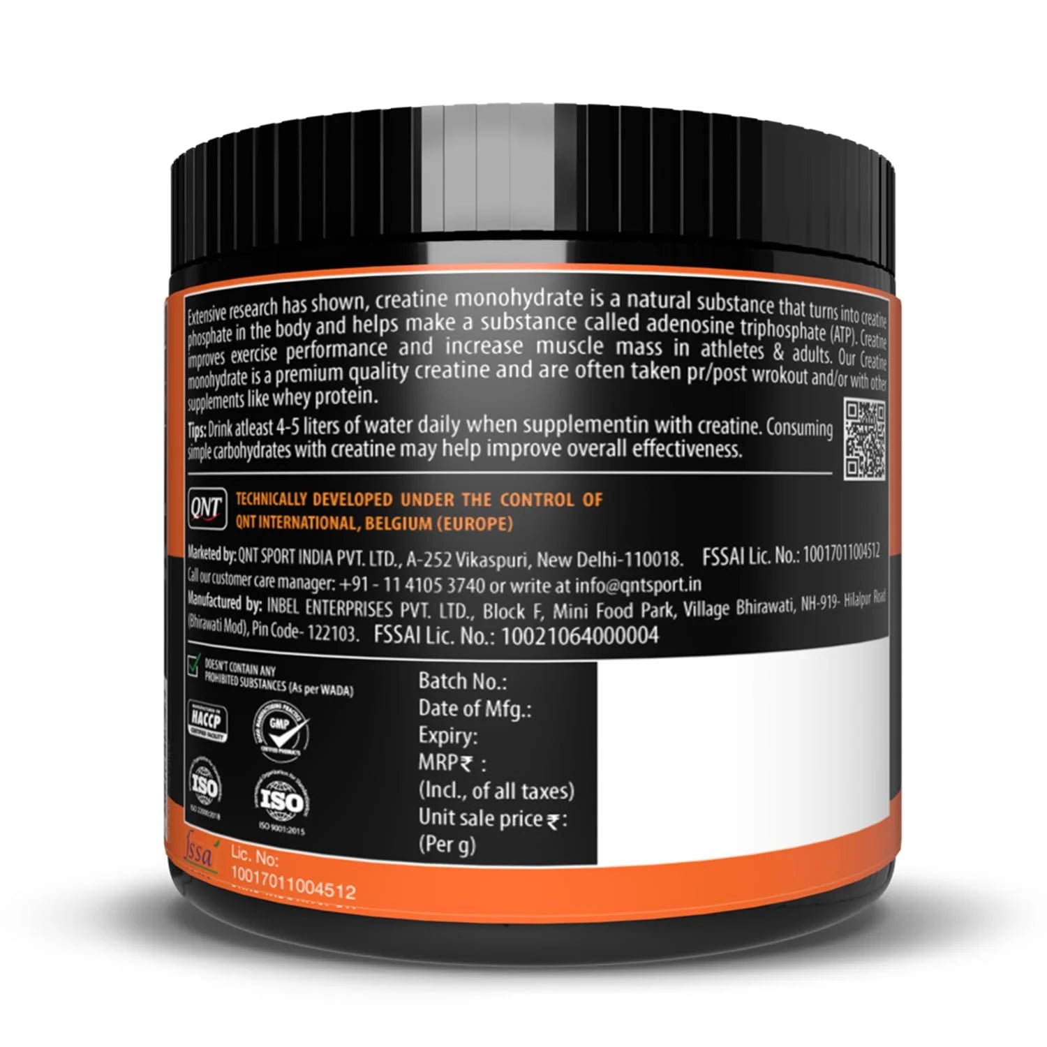 QNT Creatine Monohydrate
