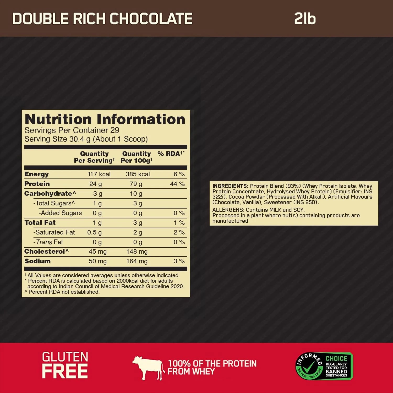 ON Gold Standard 100% Whey Protein
