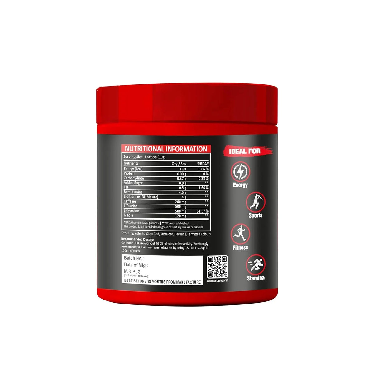 Muscle Doctor RDX Pre Workout