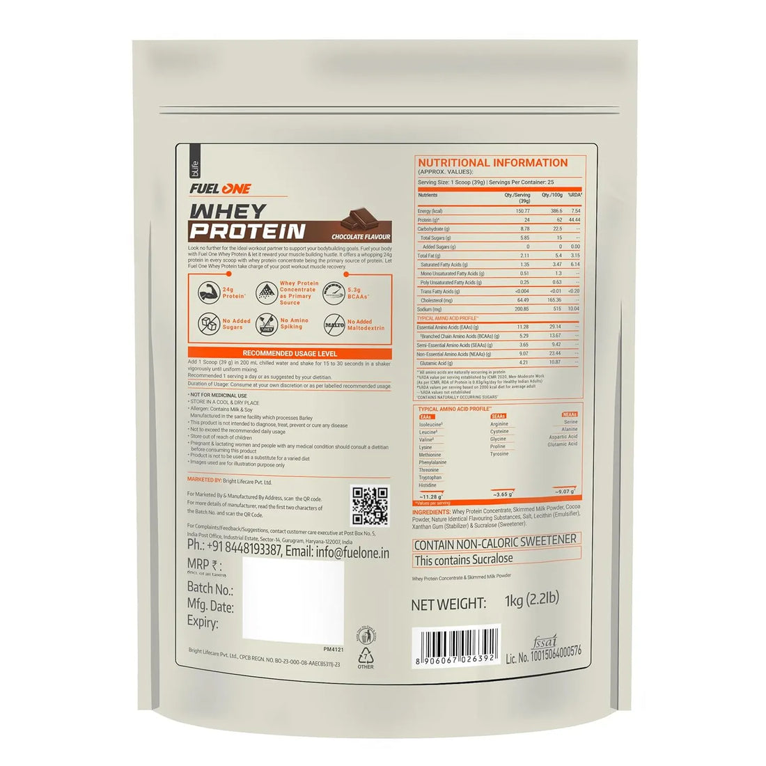 Fuel One Whey Protein Powder