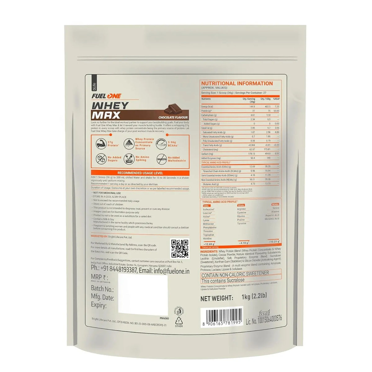 Fuel One Whey Iso-Max
