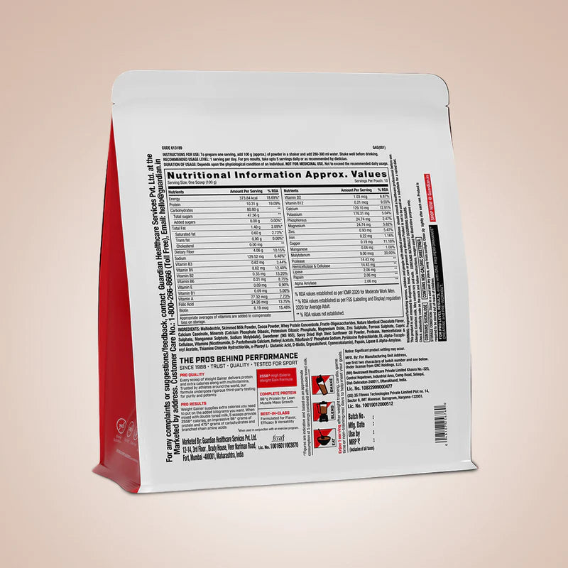 GNC Pro Performance Weight Gainer