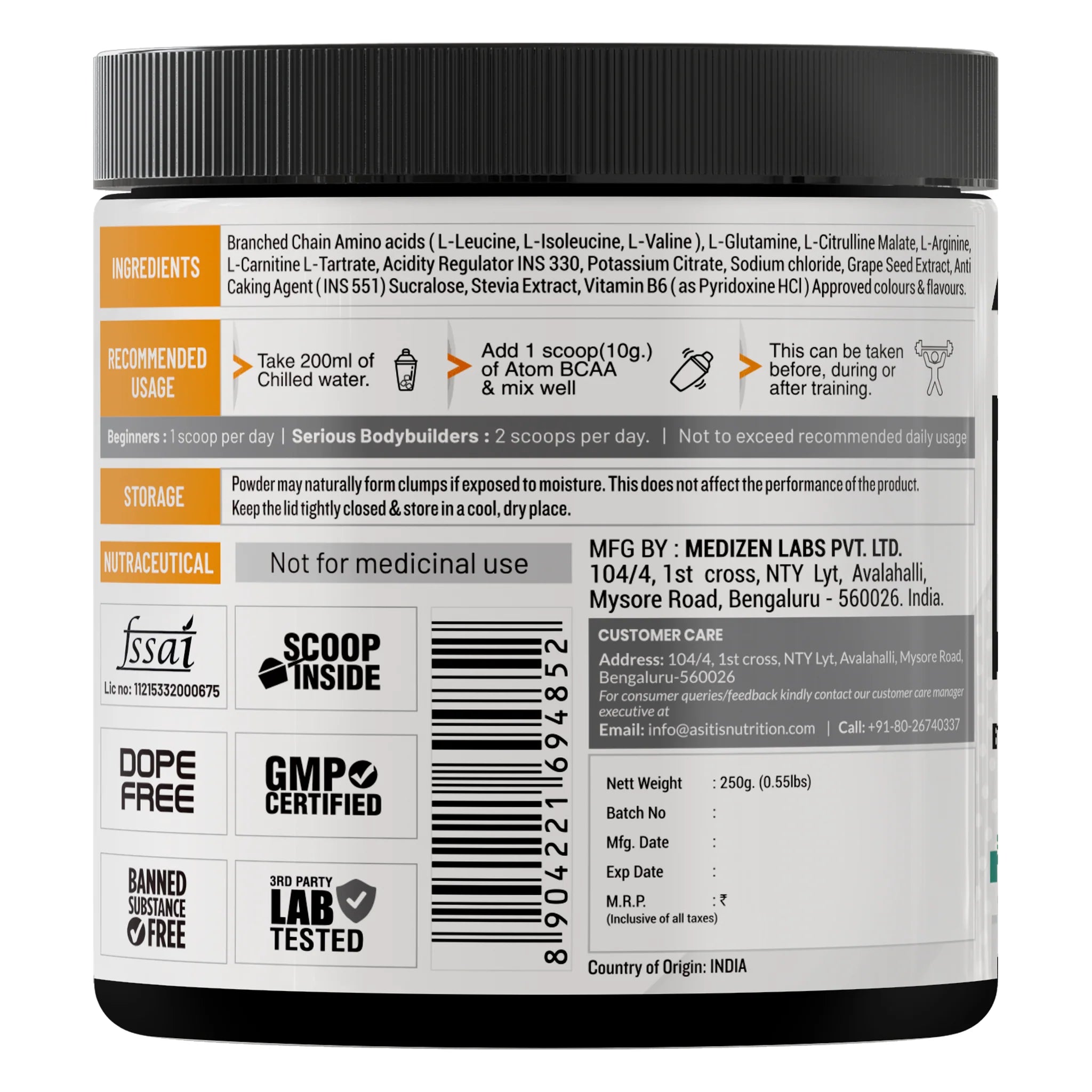 ATOM BCAA