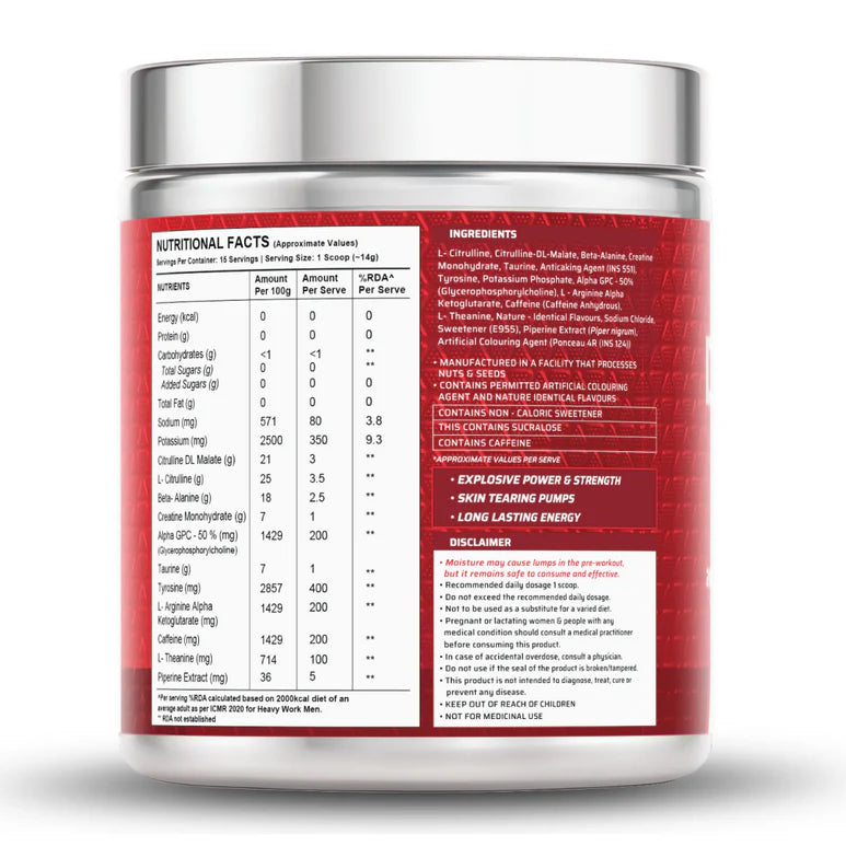Dynamite Pre-Workout