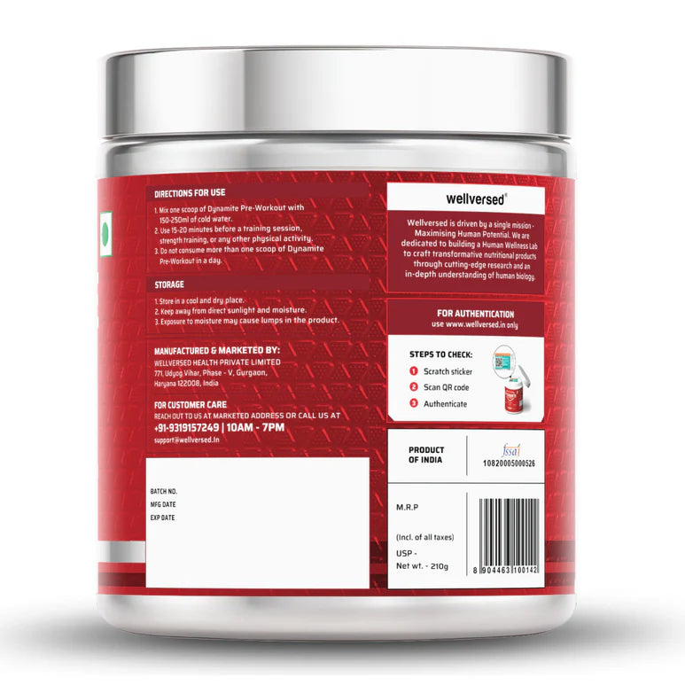 Dynamite Pre-Workout