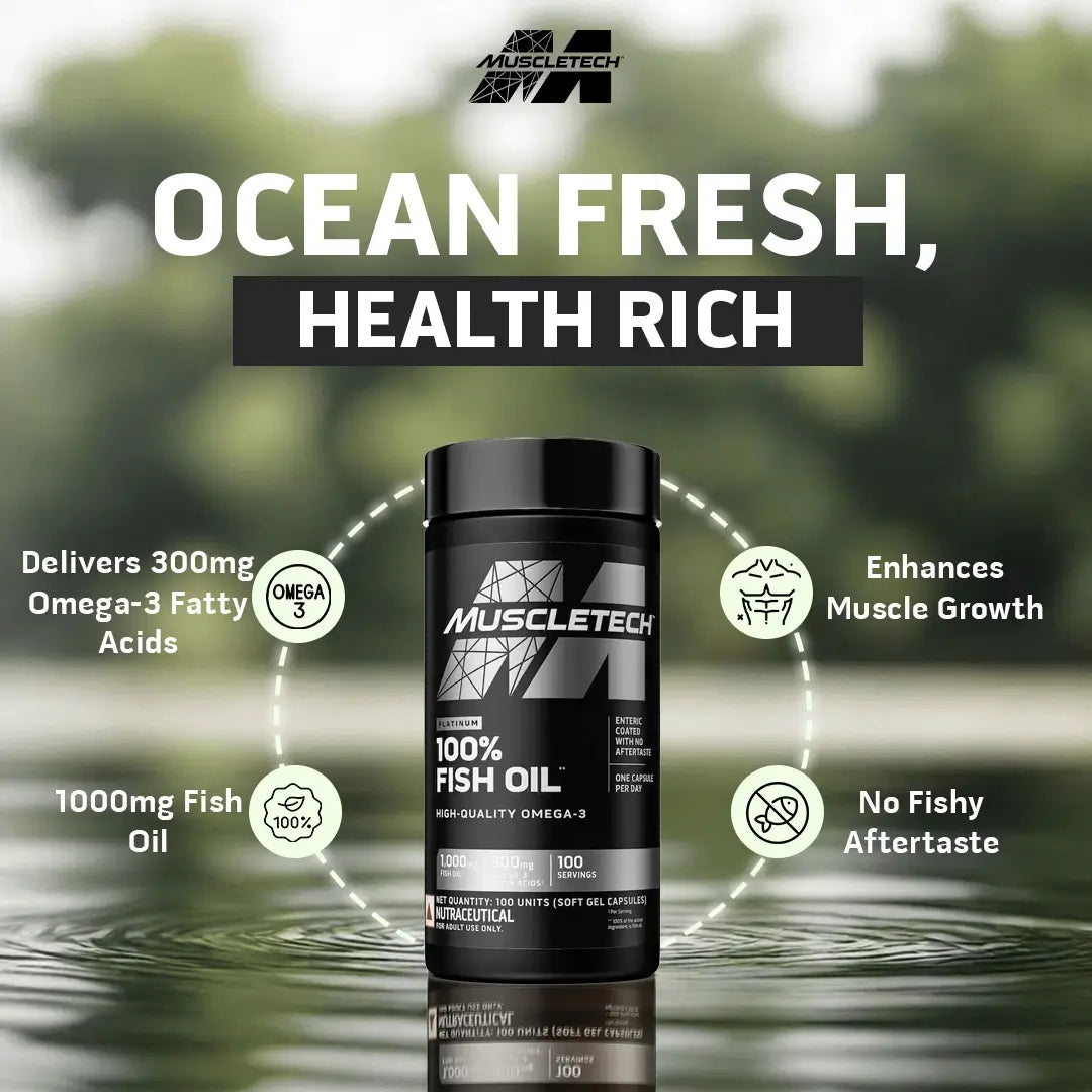 Muscletech Platinum Omega Fish Oil