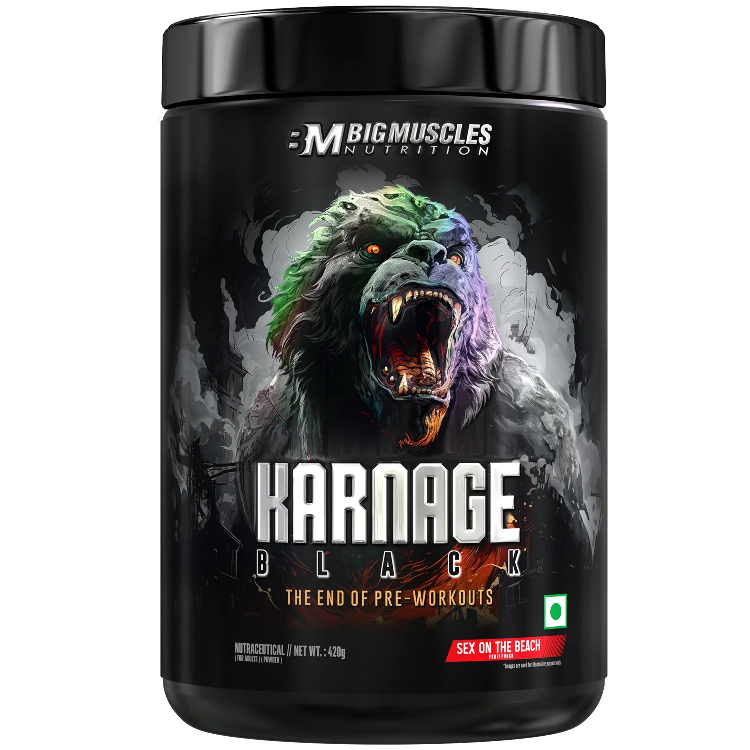 BigMuscles Karnage Black Pre-Workout