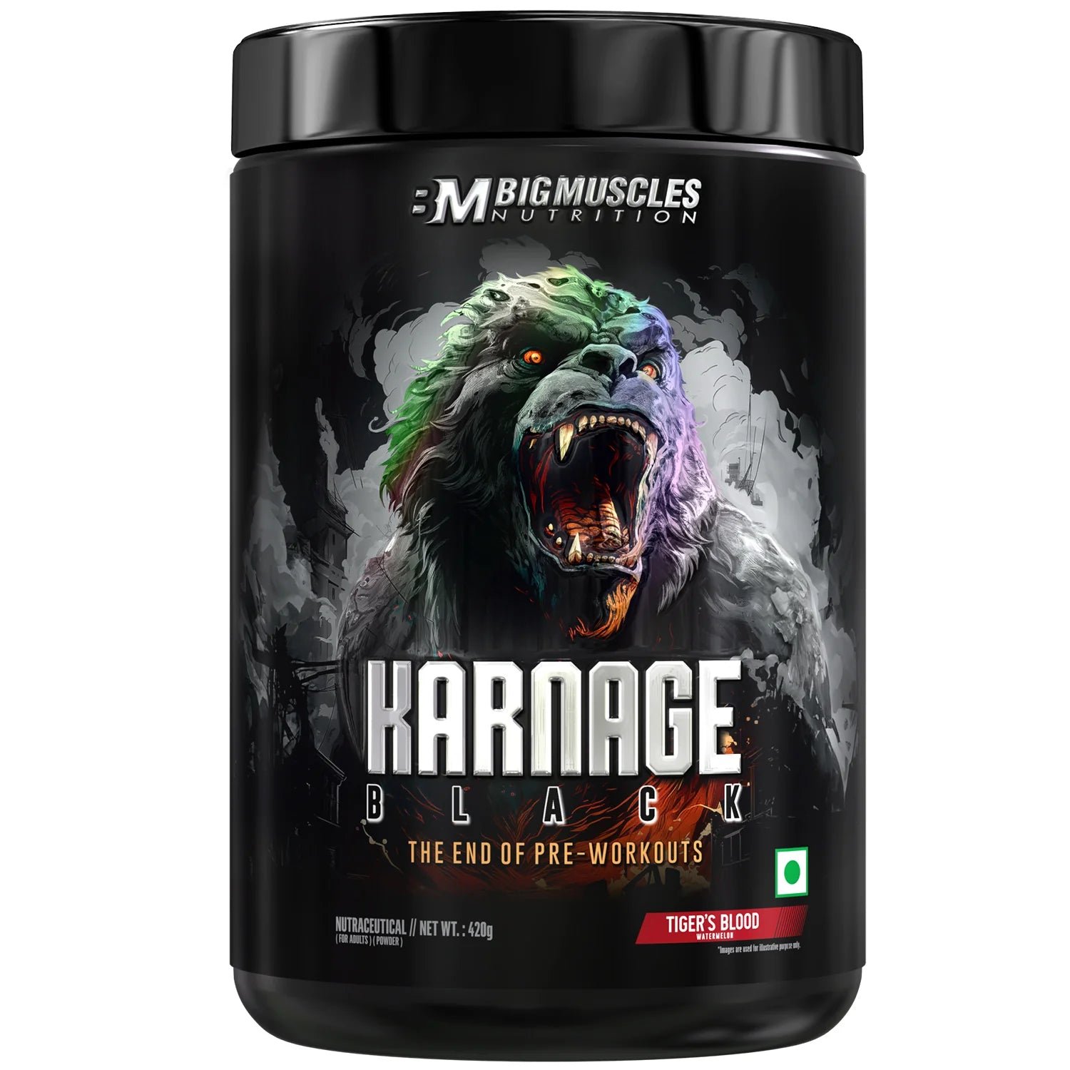 BigMuscles Karnage Black Pre-Workout