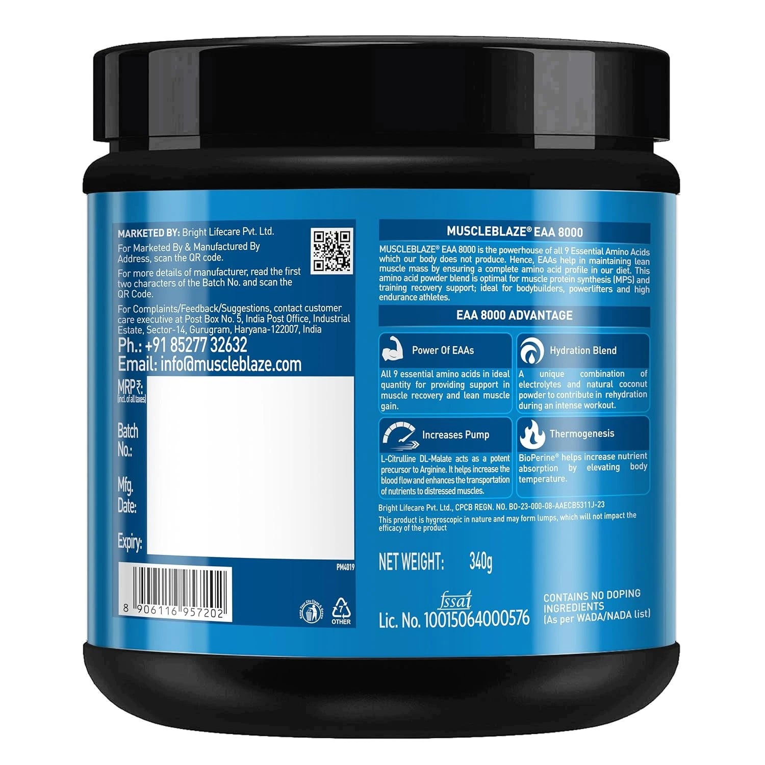 MuscleBlaze EAA 8000