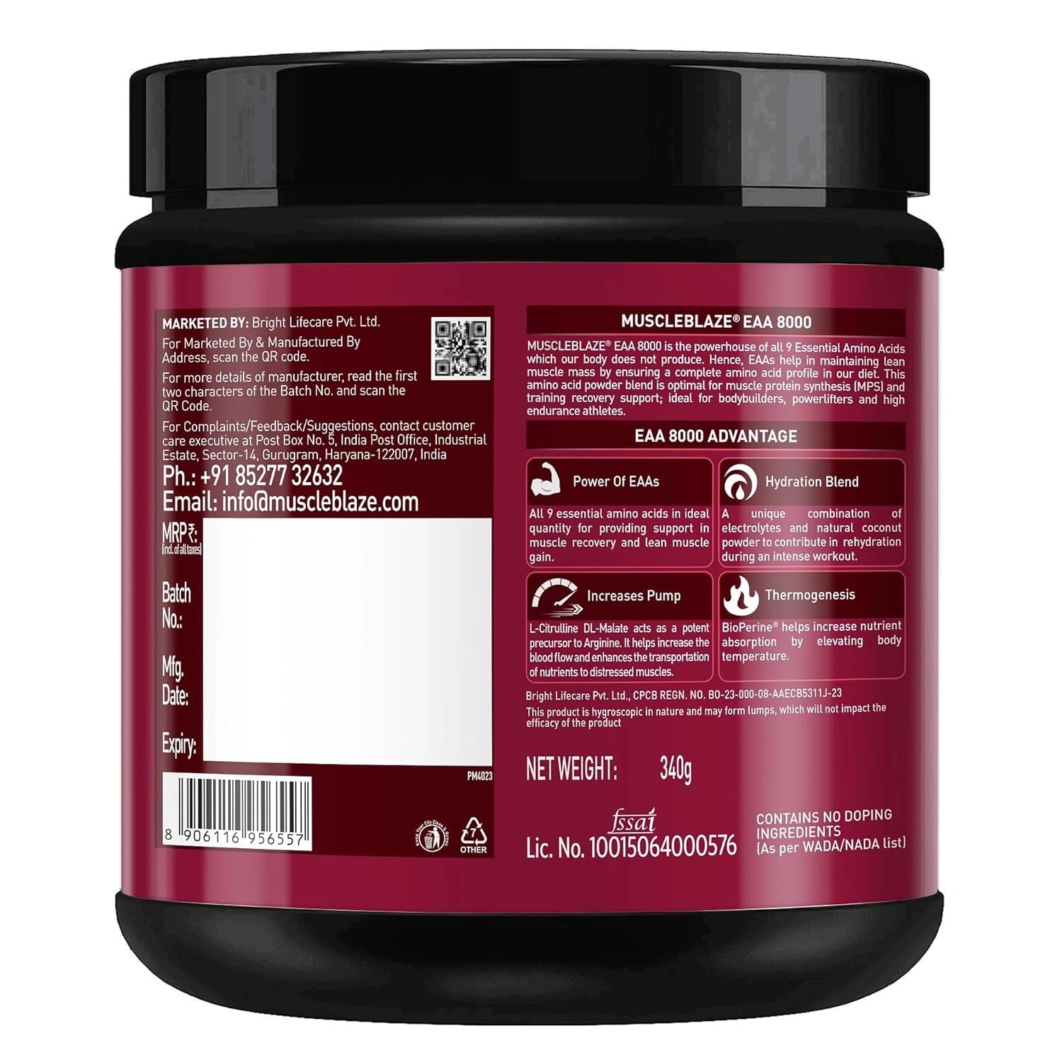 MuscleBlaze EAA 8000