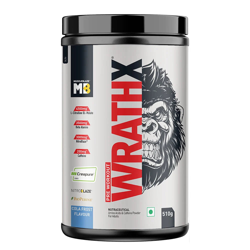 MuscleBlaze Pre Workout WrathX