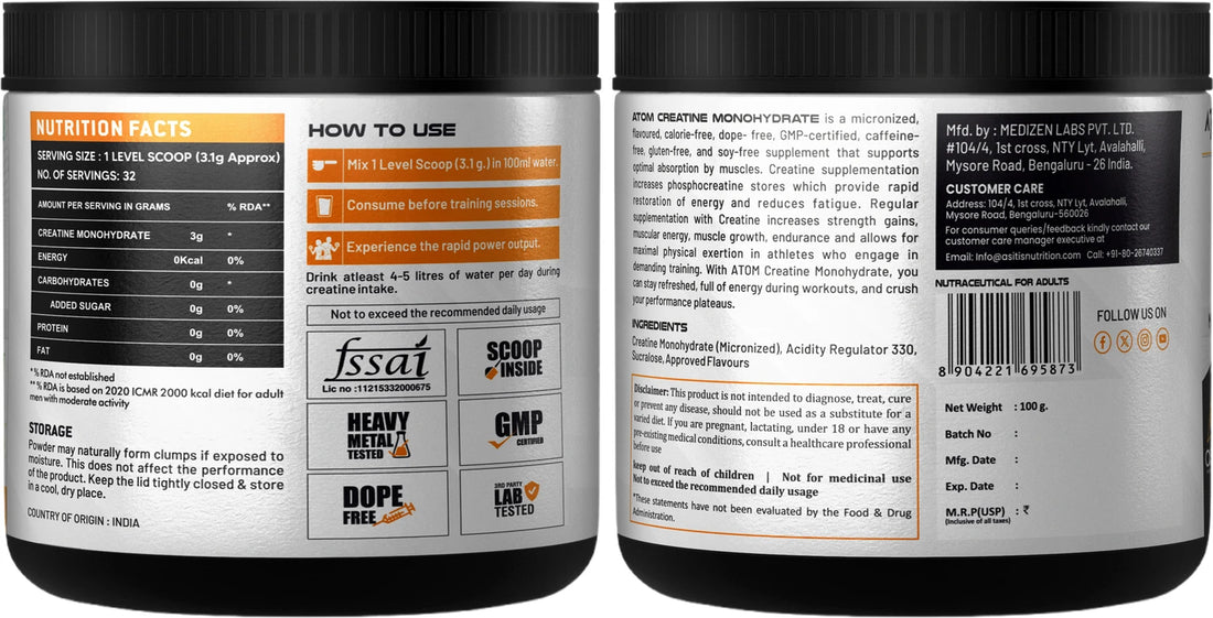 ATOM Creatine Monohydrate