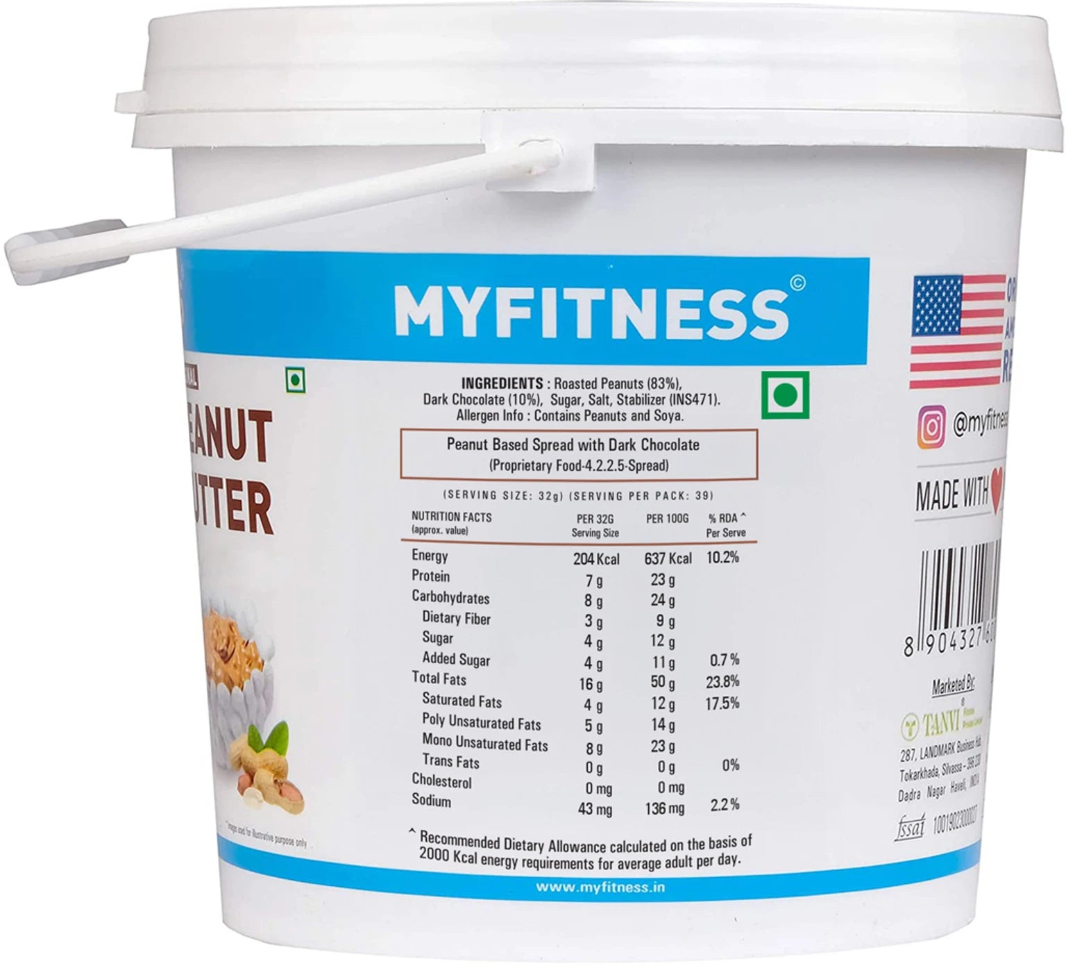 MyFitness Chocolate Peanut Butter