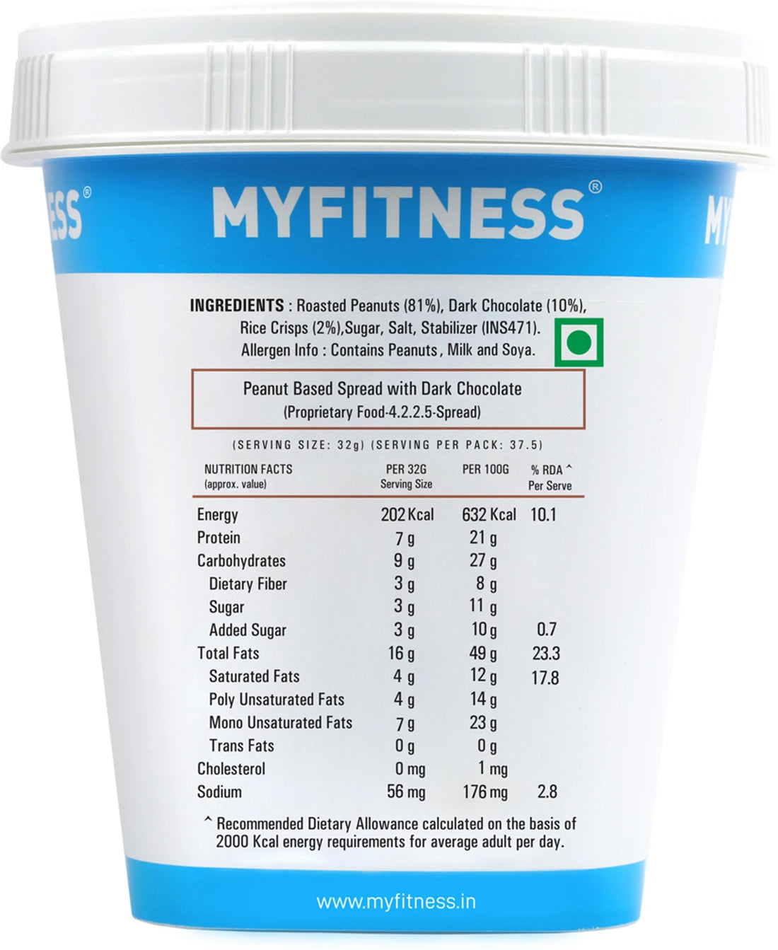 MyFitness Chocolate Peanut Butter