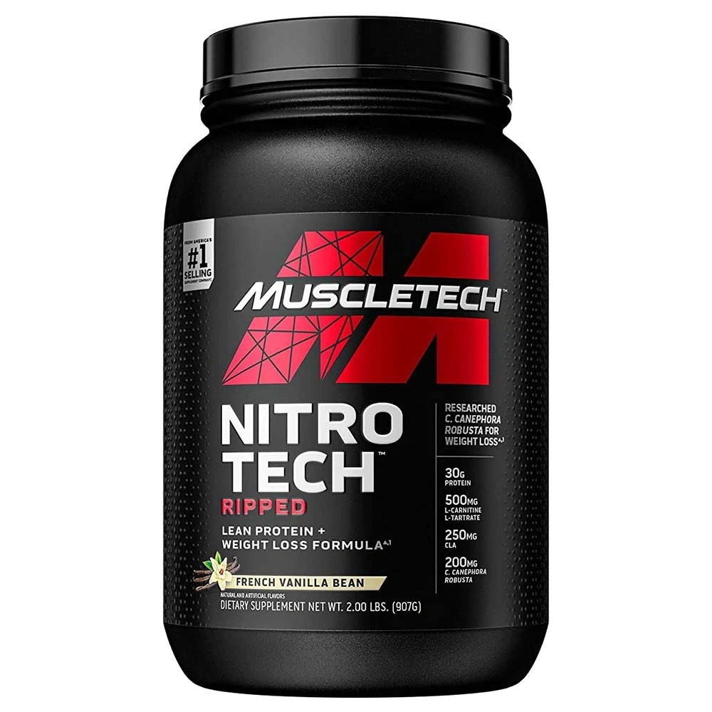 MuscleTech Nitro-Tech Ripped Whey Protein Powder