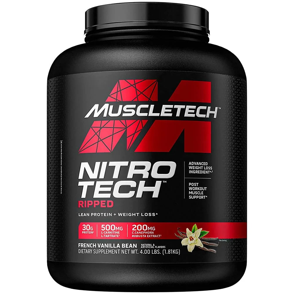 MuscleTech Nitro-Tech Ripped Whey Protein Powder