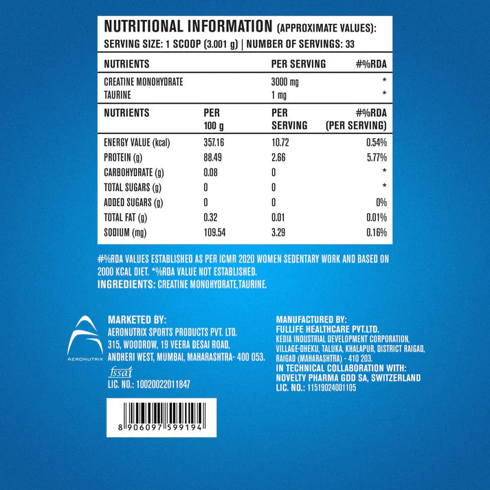 Fast&Up Creatine Monohydrate